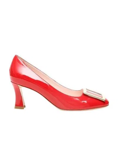 Roger Vivier Round-headed High Heels In Red