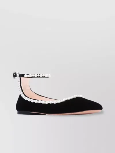 ROGER VIVIER ROUNDYTOE PEARL SOFT BALLERINA