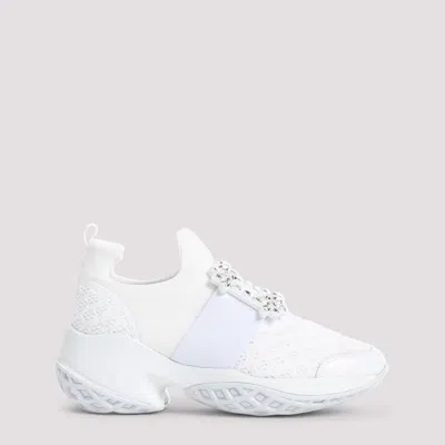 Roger Vivier Viv Run White Sneakers
