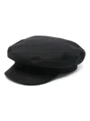 Roger Vivier Rv Broche Sailor Cap In Black