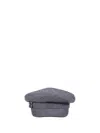 Roger Vivier Rv Broche Sailor Cap In Gray