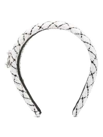 ROGER VIVIER ROGER VIVIER RV FLOWERS STRASS PEARL HEADBAND