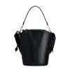 Roger Vivier Rv Medium Bucket Bag In Black