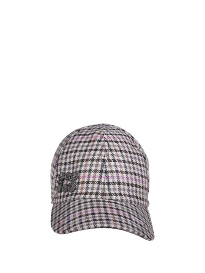 Roger Vivier Rv Mini Flower Strass Cap In Gray