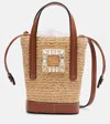 Roger Vivier Rv Skate Mini Raffia Bucket Bag