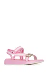 Roger Vivier Vivier Slide Trekky Crystal Buckle Sandals In 91xl