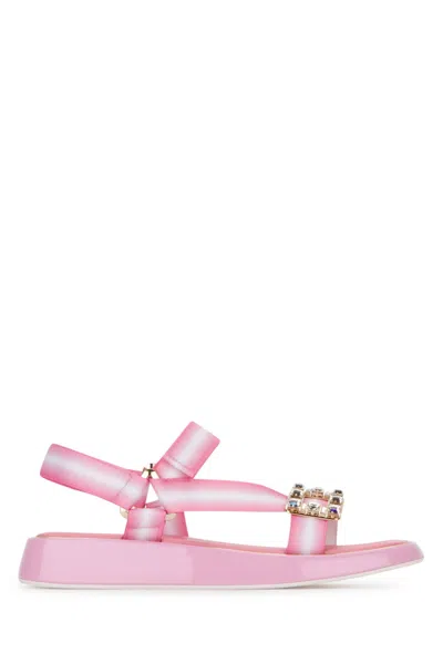 Roger Vivier Sandali In Pink