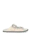 Roger Vivier Women Slidy Viv Strass Buckle In Multi