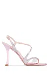 Roger Vivier Pink Open Toe Heels In 1u14