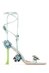 Roger Vivier Woman Sandals Light Green Size 8 Leather In 425c