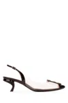 Roger Vivier Woman Pumps Black Size 7.5 Soft Leather, Textile Fibers In 4551