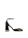 Roger Vivier Roundytoe Ankle Strap Dec 85 In Black