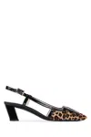 Roger Vivier Belle Vivier 45 Patent Leather-trimmed Leopard-print Pony Hair Slingback Pumps In Black