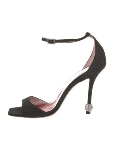 Pre-owned Roger Vivier Sandals In Black