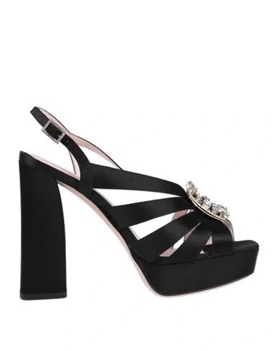 Roger Vivier Sandals In Black