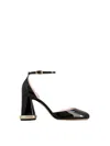 Roger Vivier Roundytoe Ankle Strap Dec 85 In Black