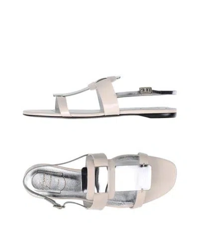 Roger Vivier Sandals In White