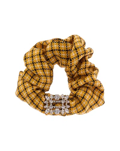 Roger Vivier Satin & Leather Belt In Multi