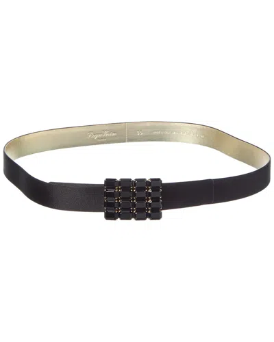 Roger Vivier Satin Belt In Brown