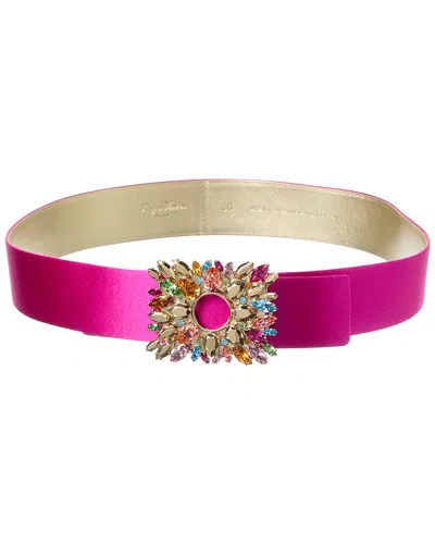 Roger Vivier Satin Belt In Pink