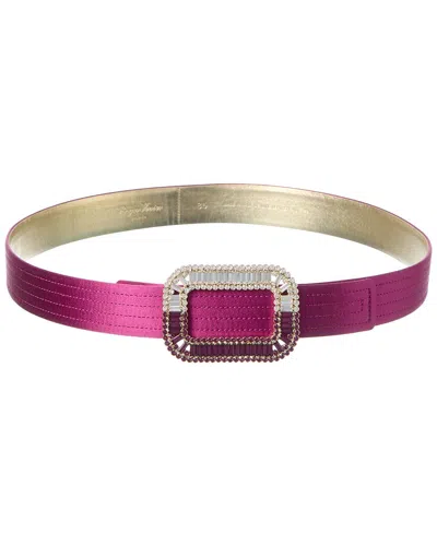Roger Vivier Satin Belt In Purple
