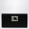 Roger Vivier Satin Clutch Bag With Buckle