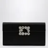 Roger Vivier Satin Clutch Bag With Buckle
