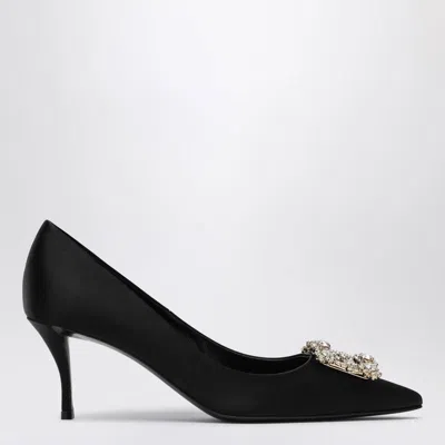 ROGER VIVIER ROGER VIVIER SATIN EFFLORESCENCE DÉCOLLETÉS