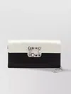 Roger Vivier Envelope Flap Flower Buckle Clutch