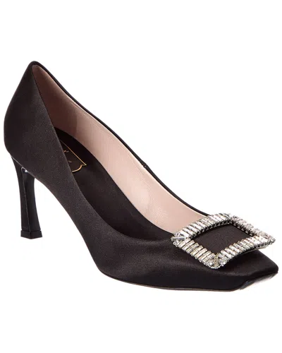 Roger Vivier Satin Pump In Multi