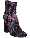Roger Vivier Sequin Bootie In Black
