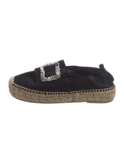 Pre-owned Roger Vivier Sequin Embellishments Espadrilles In Blue