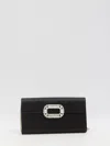 Roger Vivier Evening Envelope Satin Clutch