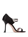 Roger Vivier "vivier Daisy Strass I In Black