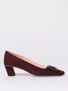 Roger Vivier Beautiful Vivier Suede Pumps In Brown