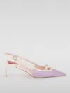 Roger Vivier Viv Canard 55 Violet Slingbacks In Lilac