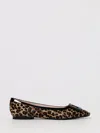 Roger Vivier Gommettine Ballerina Leopard Print Pony Skin In Brown