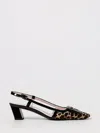 Roger Vivier Belle Vivier 45 Patent Leather-trimmed Leopard-print Pony Hair Slingback Pumps In Brown