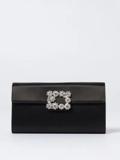 ROGER VIVIER CLUTCH ROGER VIVIER WOMAN COLOR BLACK,437166002