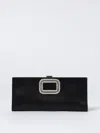 Roger Vivier Pilgrim Small Clutch In Black