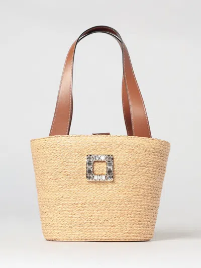 Roger Vivier Shoulder Bag Woman In Neutral