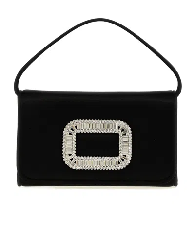 Roger Vivier Pilgrim Bag In Black
