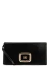 Roger Vivier Structured Chain Shoulder Bag In Black