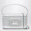 Roger Vivier Micro Pilgrim Bag Chain Strap In Silver