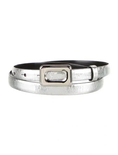 Pre-owned Roger Vivier Skinny Leather Belt