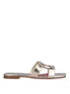 Roger Vivier Slide Sandals In Neutral