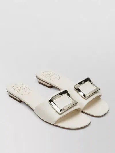 Roger Vivier Slides And Flip Flops Open Toe Buckle In Multi