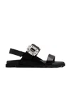 Roger Vivier Slidy Viv Crystal-embellished Leather Slingback Sandals In Black