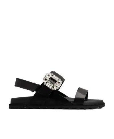 ROGER VIVIER ROGER VIVIER SLIDY VIV' SANDALS