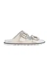 Roger Vivier Women Slidy Viv Strass Buckle In Multi